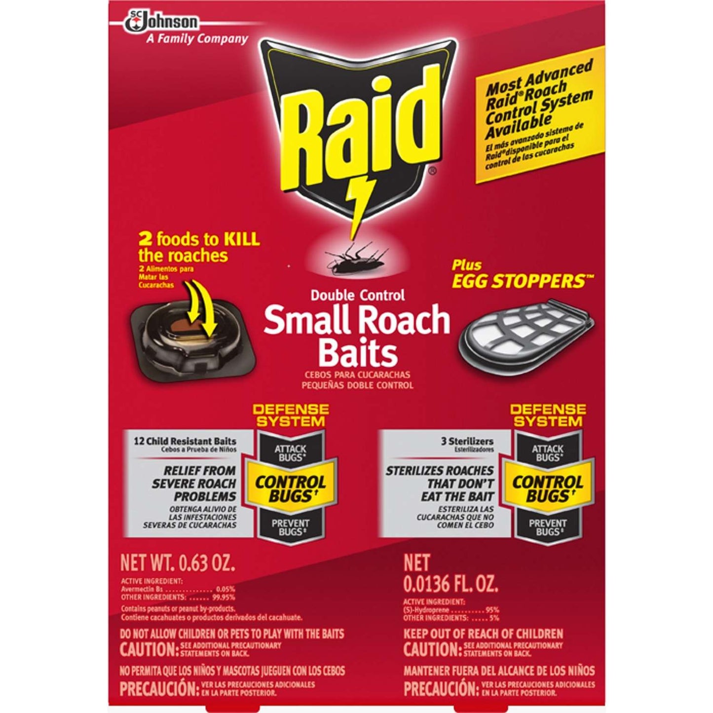  Raid Roach Killer Solid 0.63 Oz
