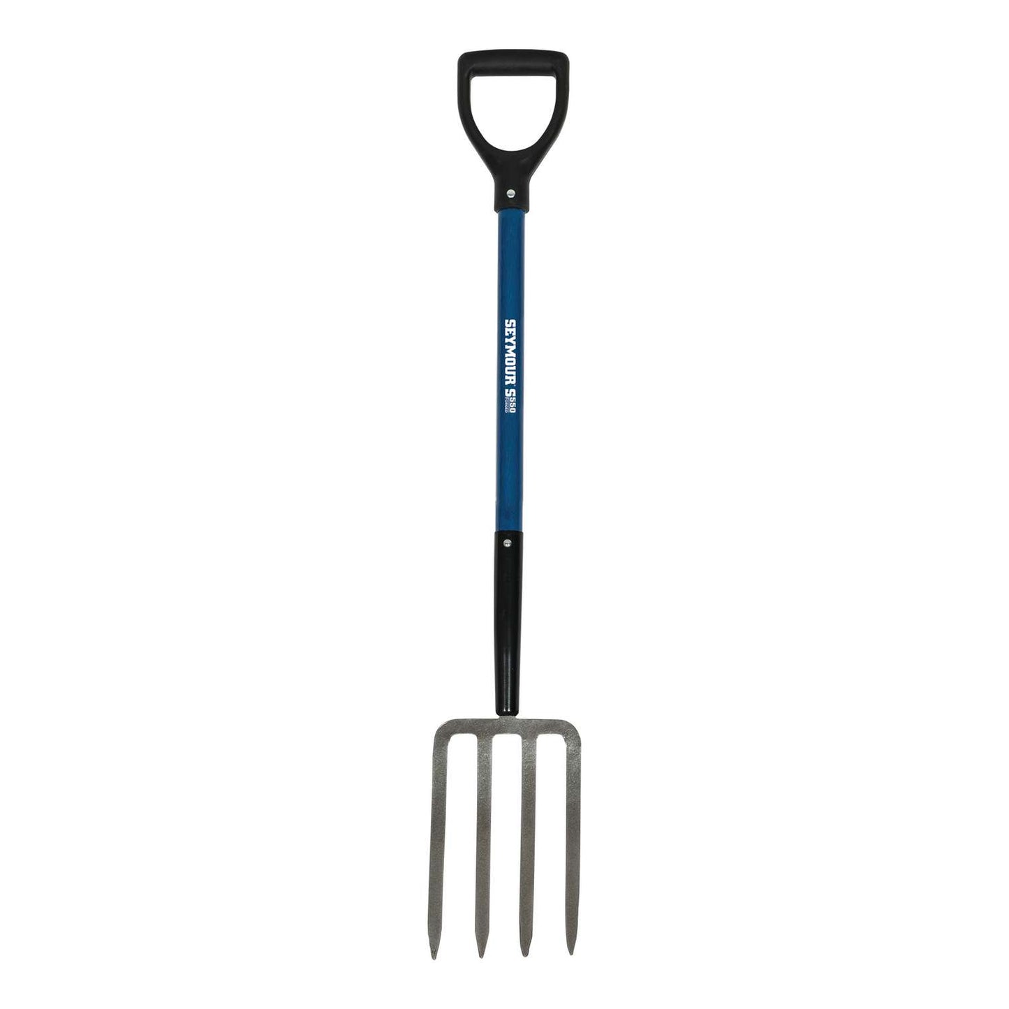  Seymour S550 Forged 4 Tine Forged Steel Spading Fork 30 In. Fiberglass Handle