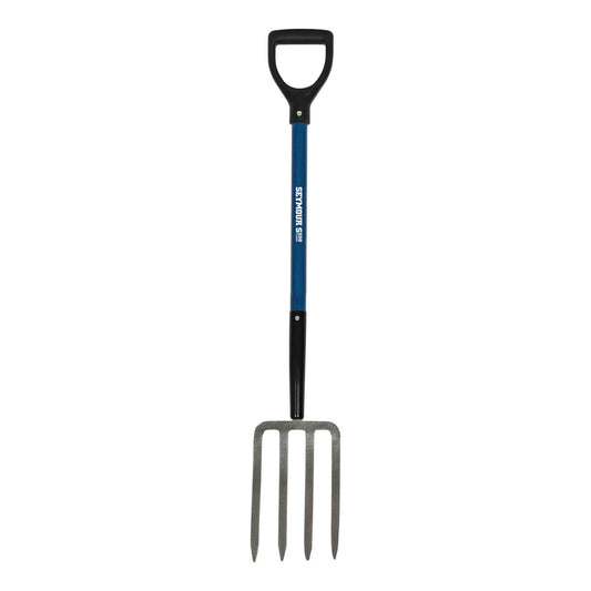  Seymour S550 Forged 4 Tine Forged Steel Spading Fork 30 In. Fiberglass Handle