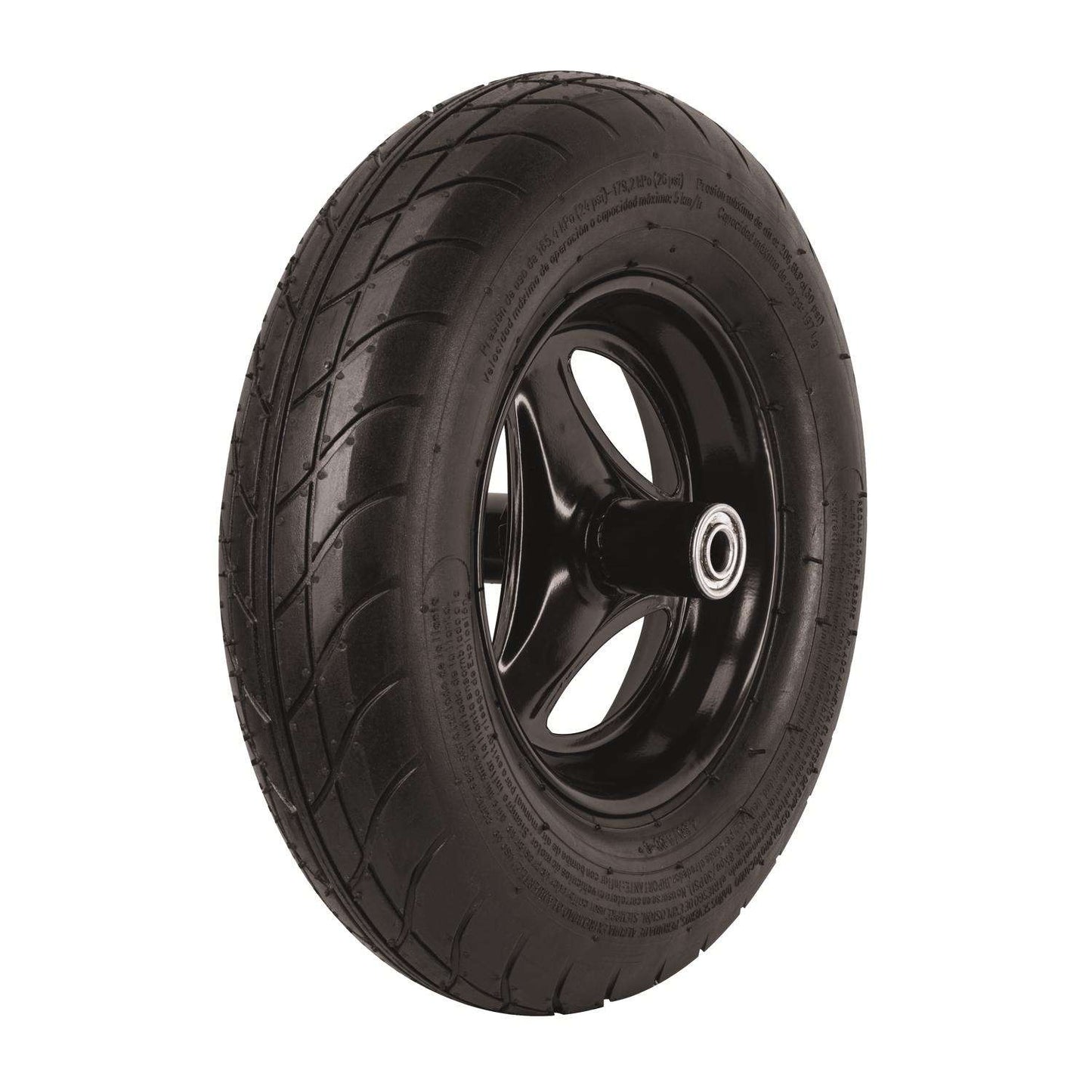  Ace 9 In. D X 16 In. D Centered Wheelbarrow Tire Rubber 1 Pk