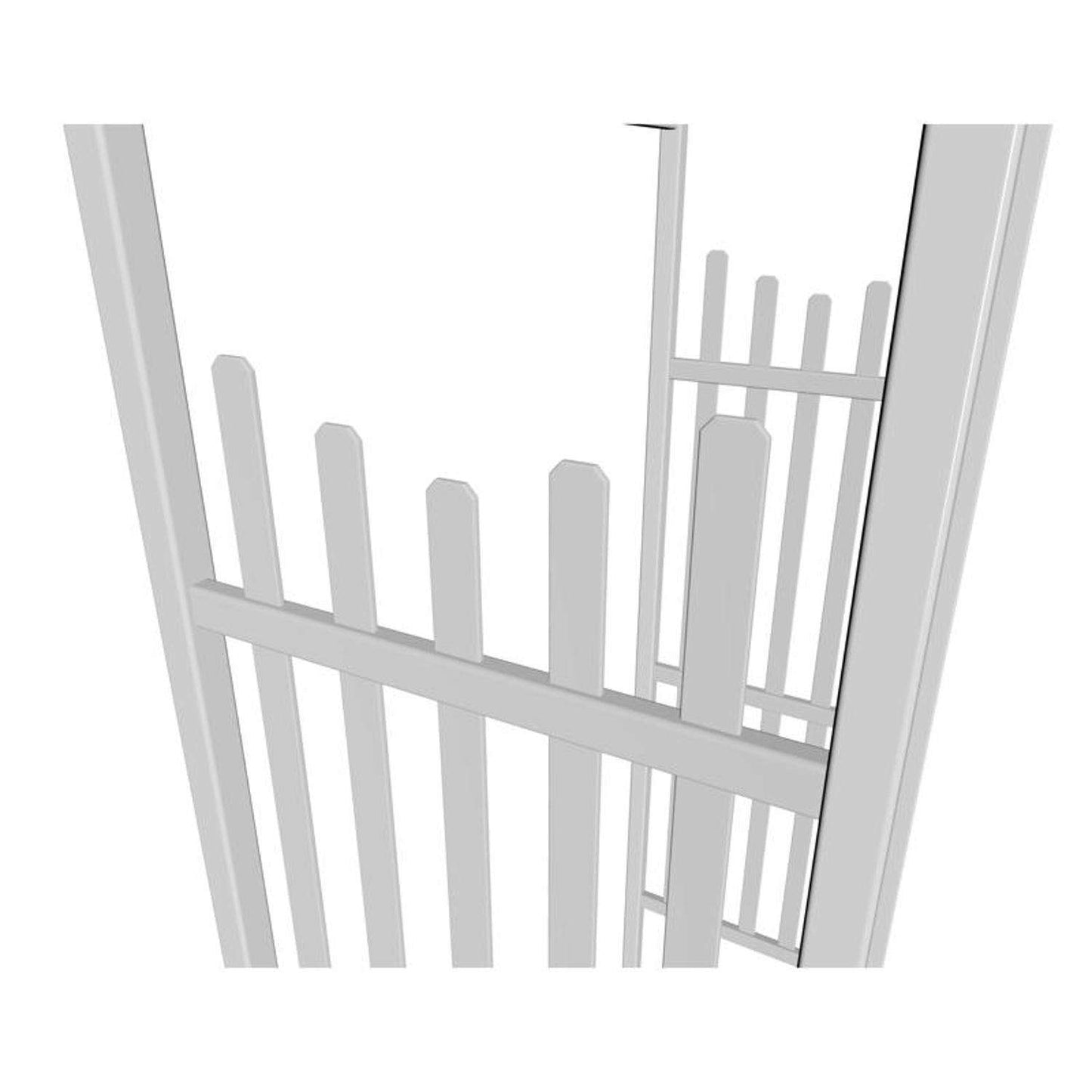  Vita Cardiff 83.75 In. H White Vinyl Arbor