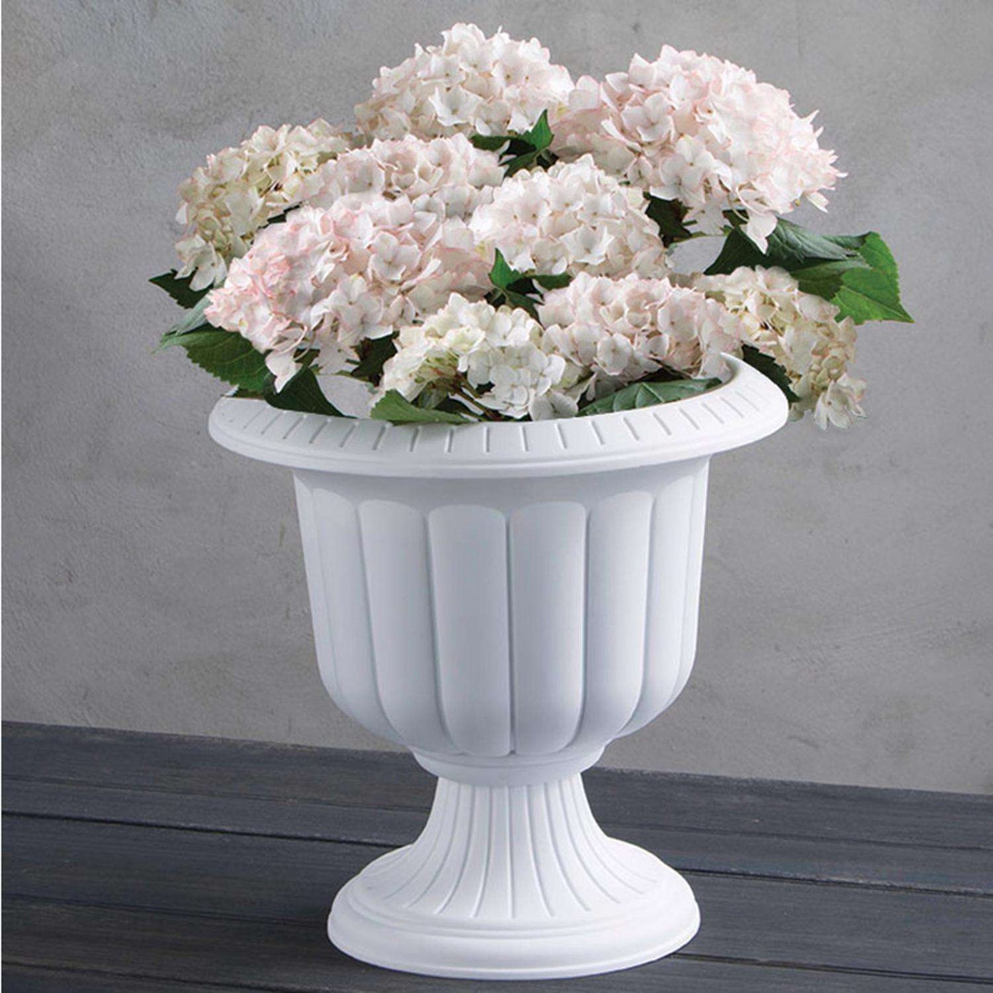  Novelty 19 In. H X 19 In. W X 19 In. D X 19 In. D Resin Classic Urn Urn Planter White