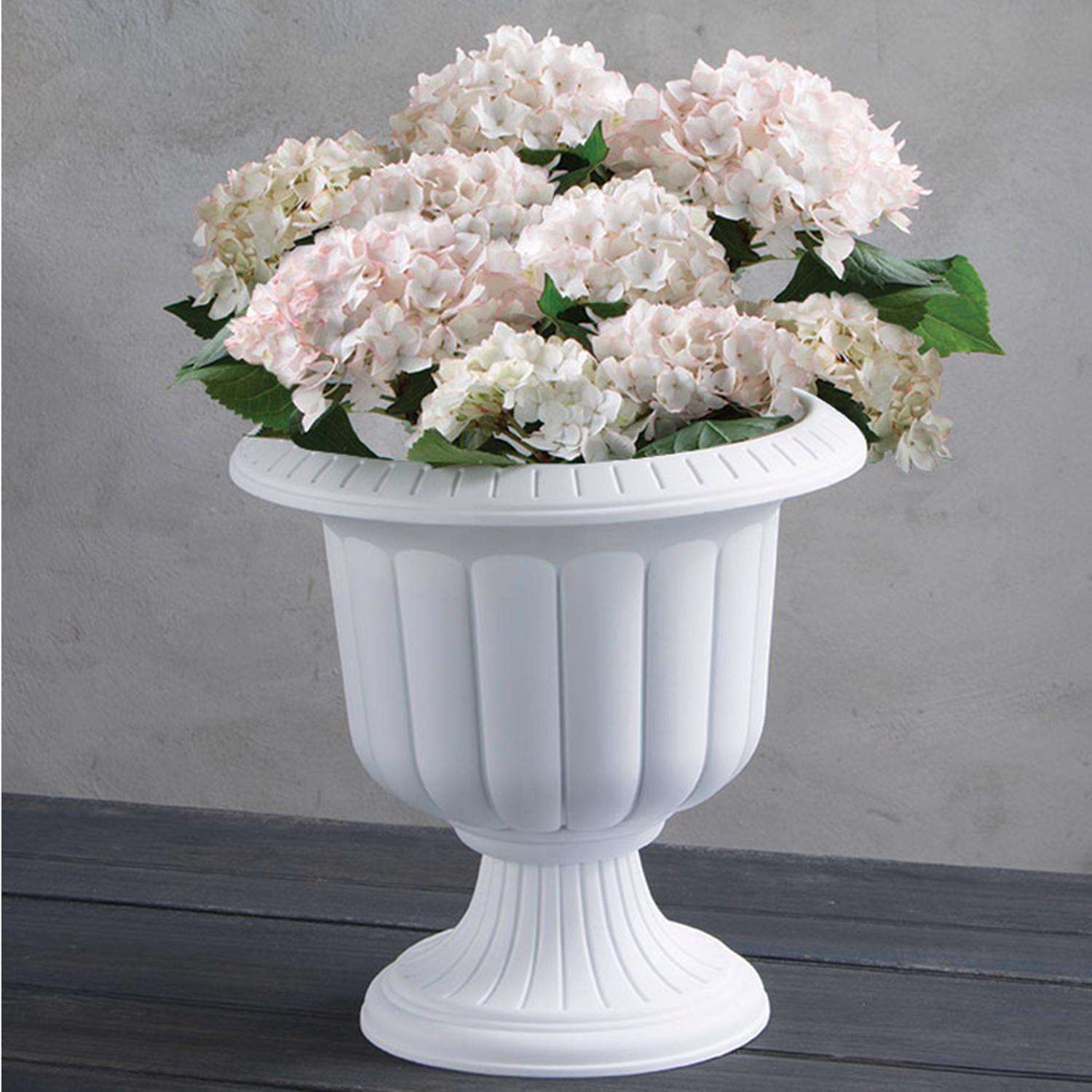  Novelty 19 In. H X 19 In. W X 19 In. D X 19 In. D Resin Classic Urn Urn Planter White