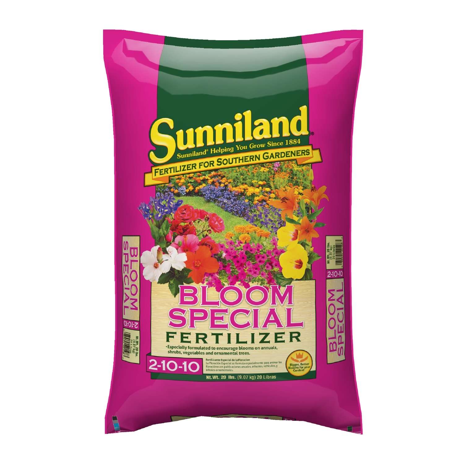  Sunniland Bloom Special Annuals/Ornamentals/Shrubs/Vegetables 2-10-10 Plant Fertilizer 20 Lb