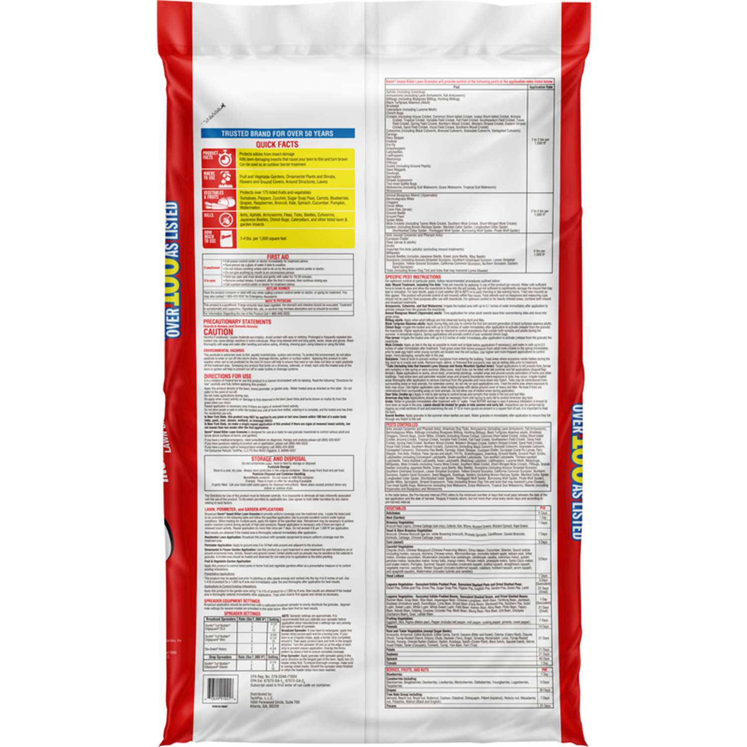  GardenTech Sevin Insect Killer Granules 20 Lb
