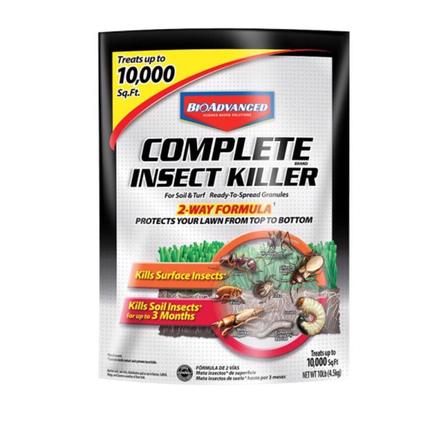  BioAdvanced Complete Insect Killer For Soil & Turf Granules 10 Lb
