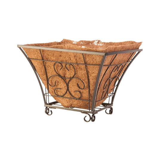 Panacea 14 In. W Steel Planter Black