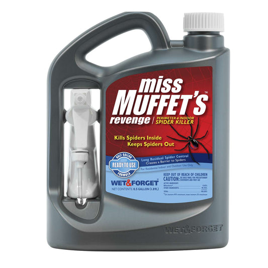  Wet & Forget Miss Muffet's Revenge Spider Killer Liquid 64 Oz