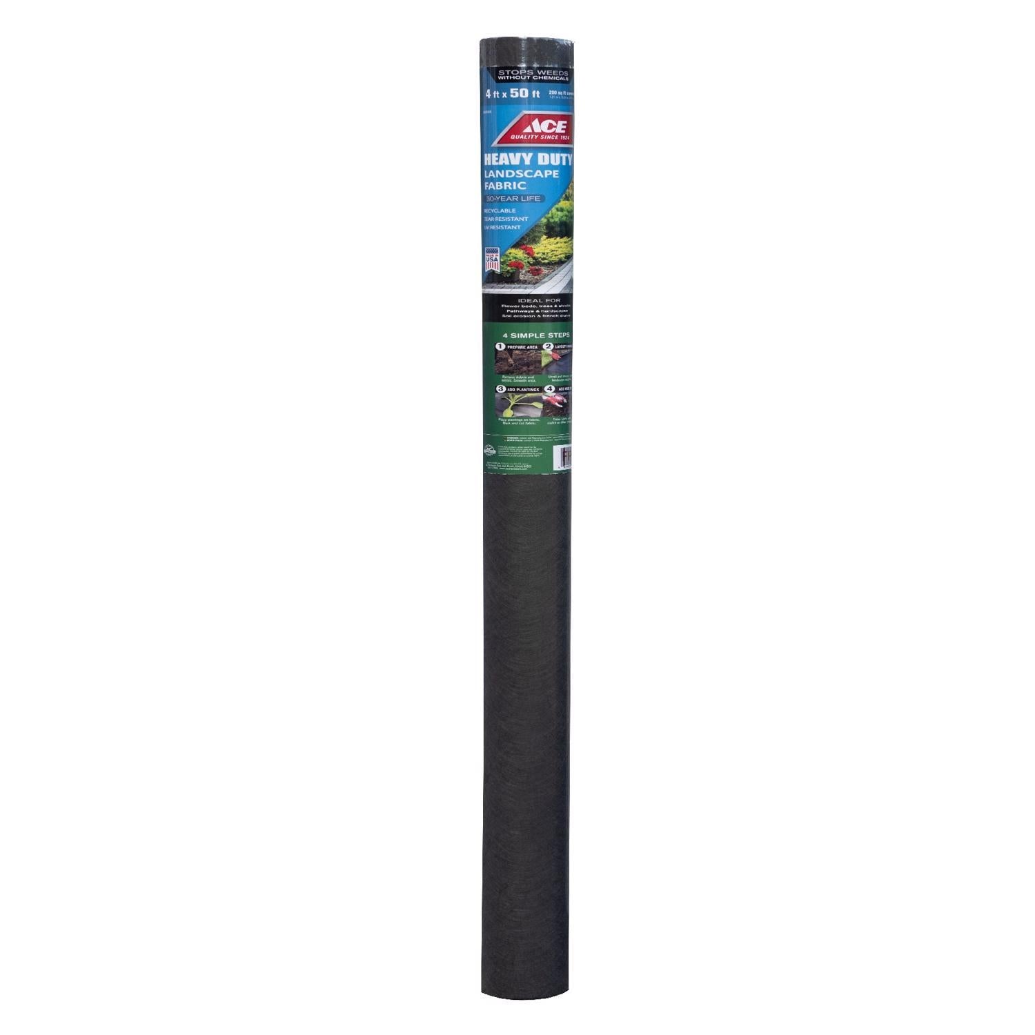  Ace 4 Ft. W X 50 Ft. L Fabric Landscape Fabric
