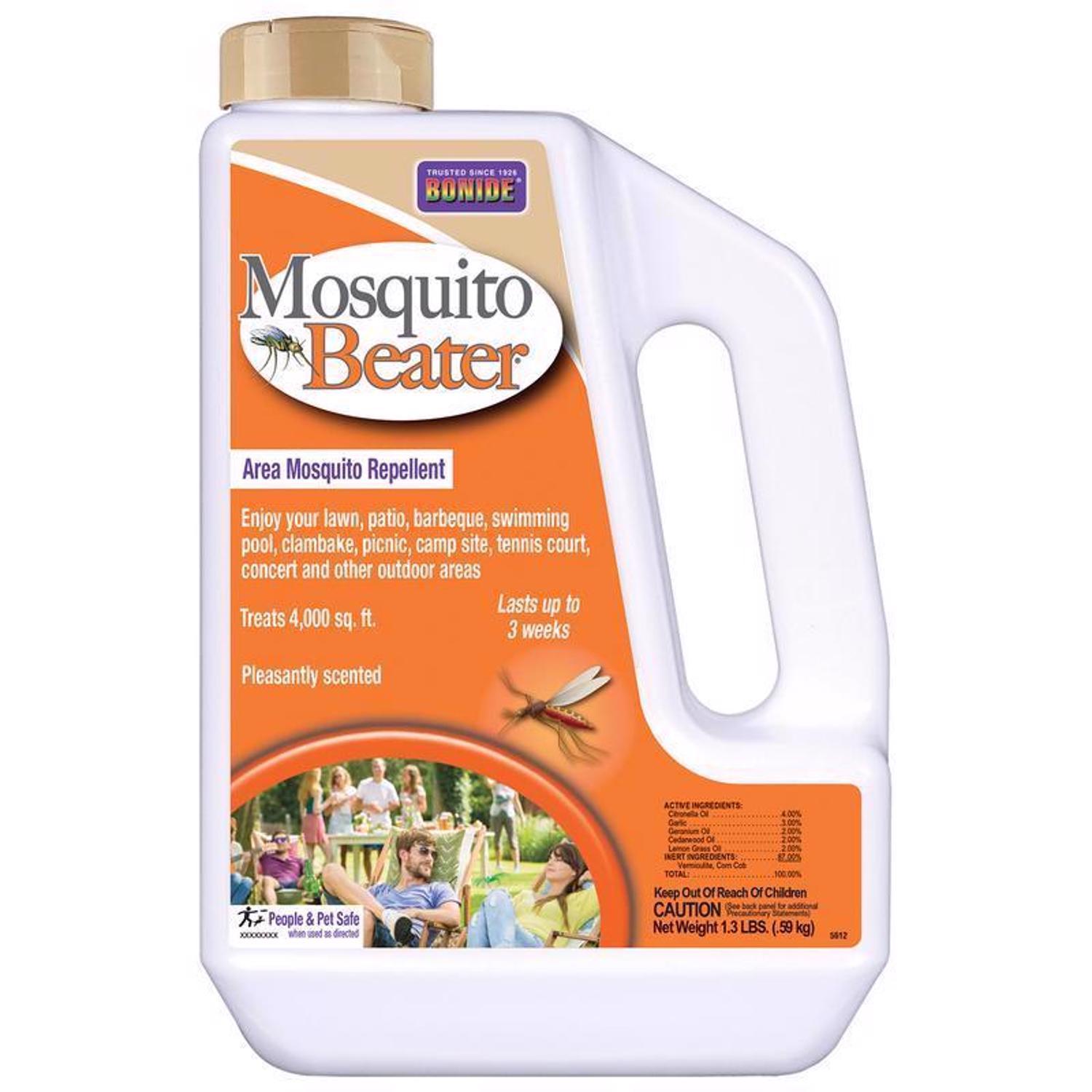  Bonide Mosquito Beater Insect Repellent Granules For Mosquitoes 1.3 Lb