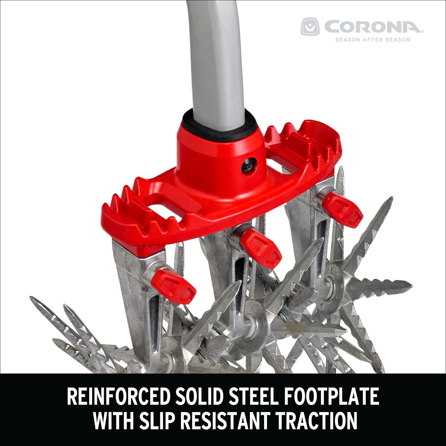  Corona DiscCultivator 3 Tine Steel Hand Cultivator 48 In. Steel Handle