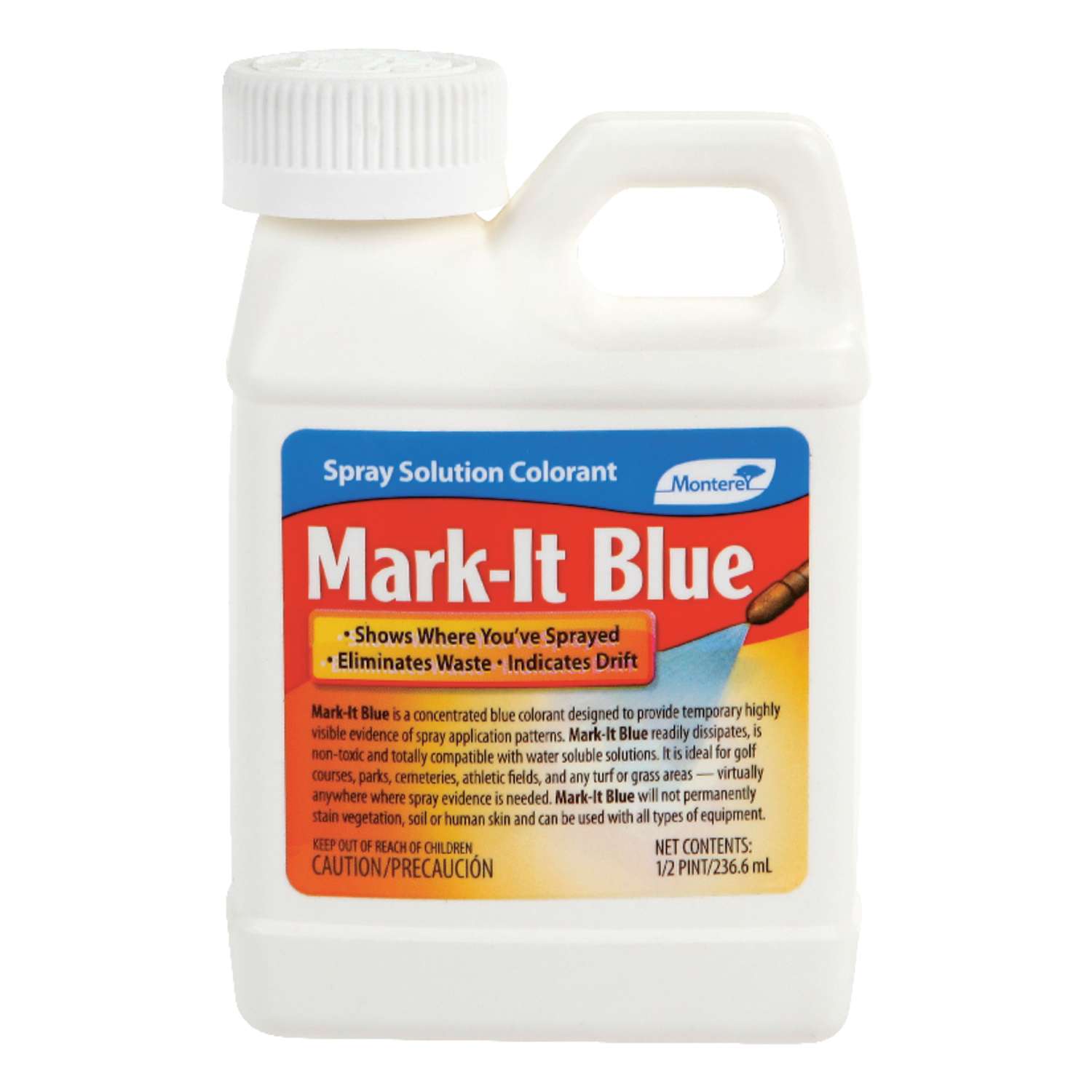  Monterey Mark-It Blue Lawn And Weed Control Concentrate 1/2 Pt