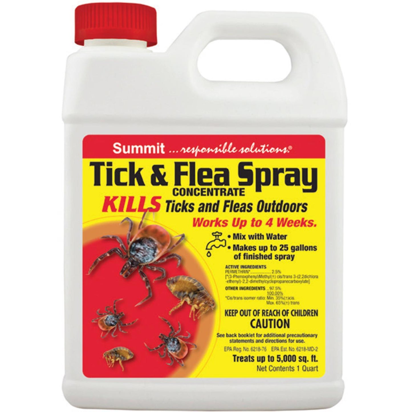  Summit Tick & Flea Insect Killer Liquid Concentrate 32 Oz
