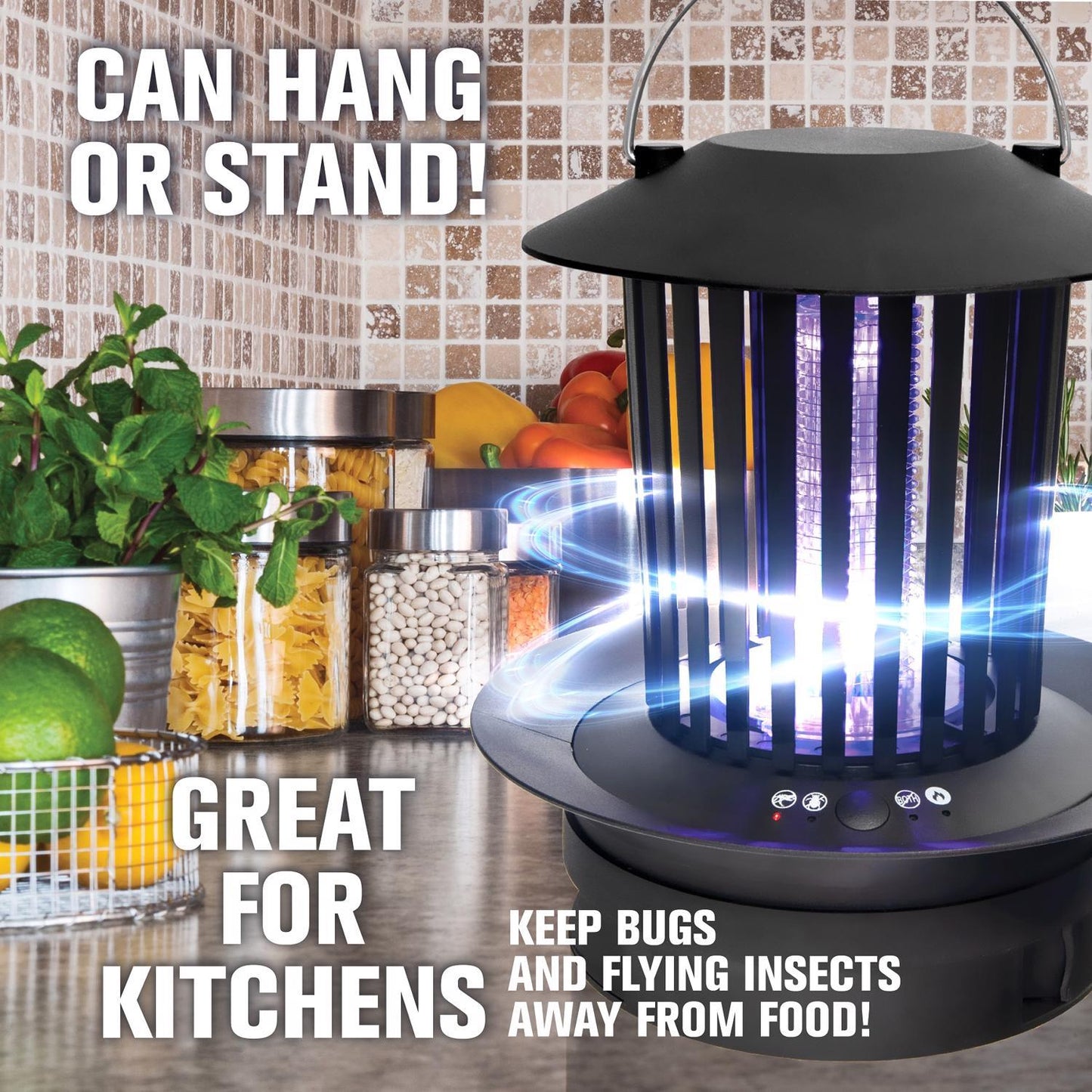  Bell & Howell Monster Indoor And Outdoor Insect And Mosquito Zapper 1200 Sq Ft 18 W