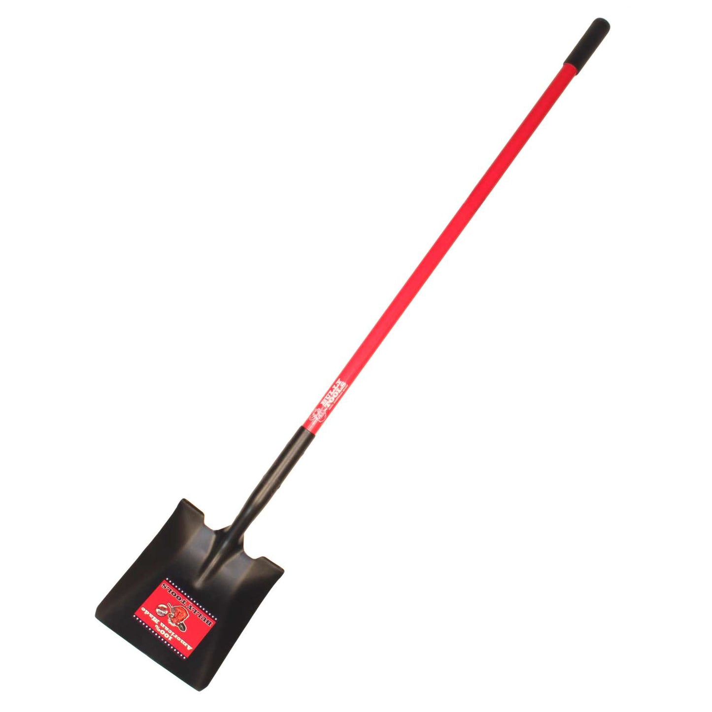  Bully Tools 60 In. Steel Square Digging Shovel Fiberglass Handle