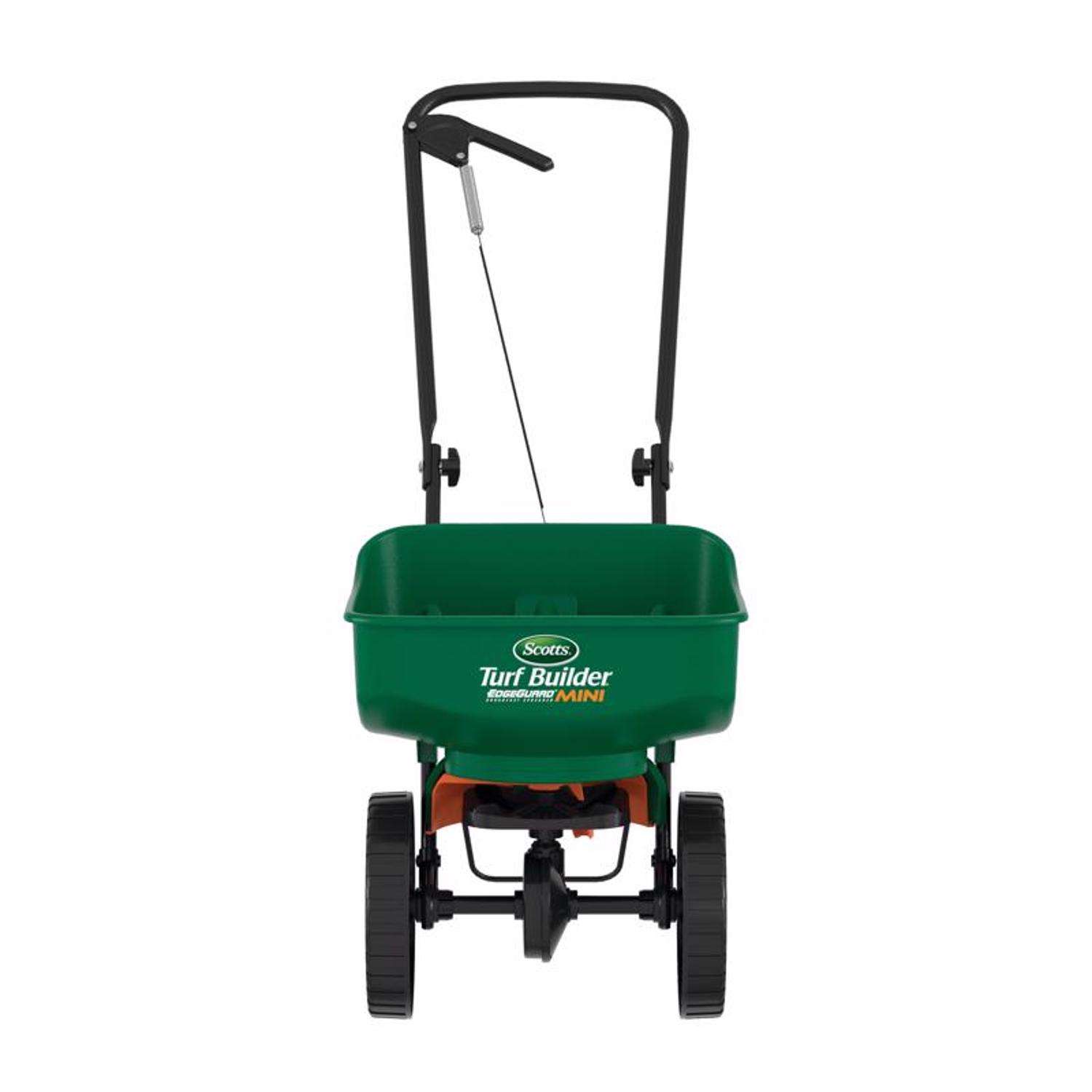  Scotts Turf Builder EdgeGuard Mini 60 In. W Push Spreader For Fertilizer/Seed 23 Lb