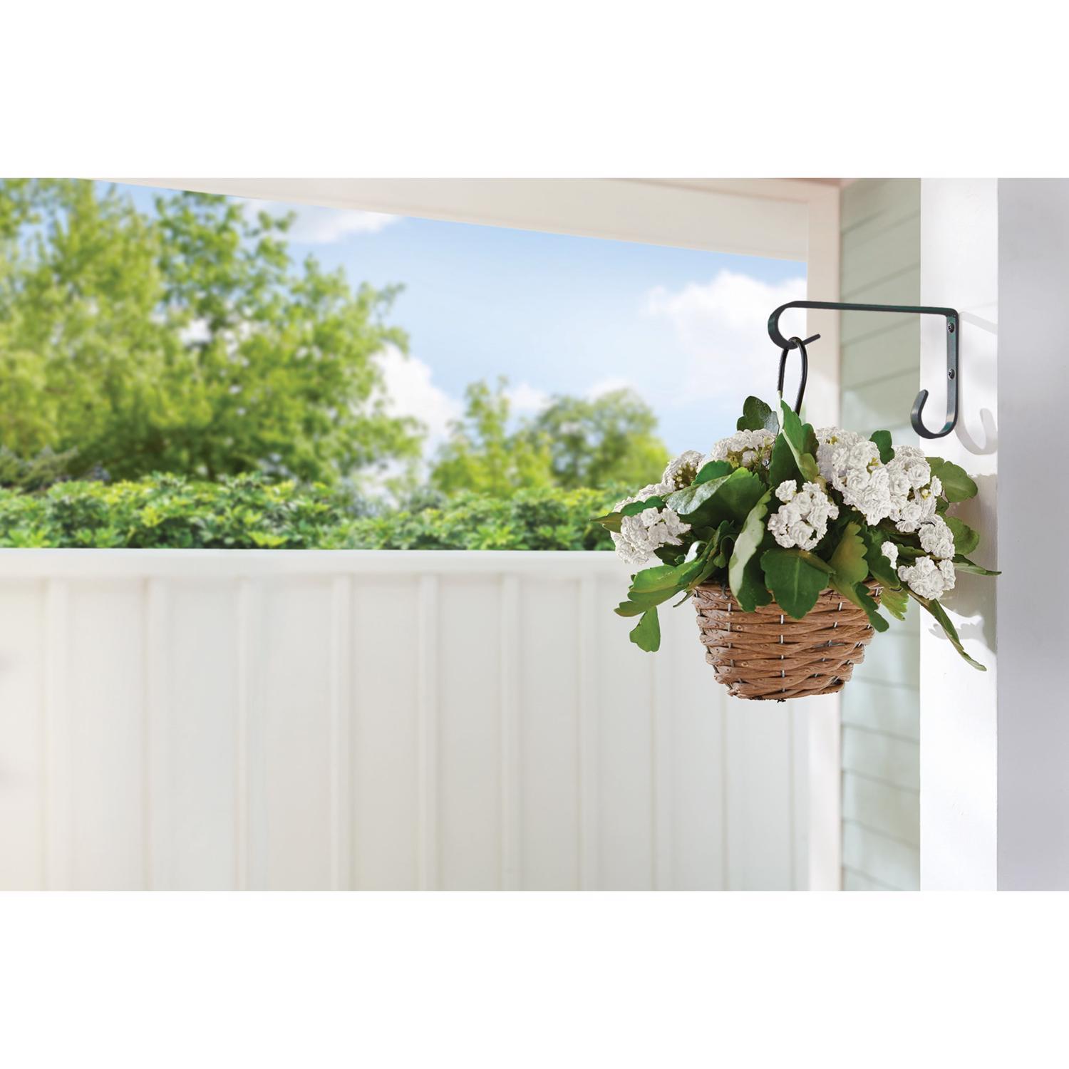  Living Accents Black Steel 6 In. H Basic Plant Hook 1 Pk