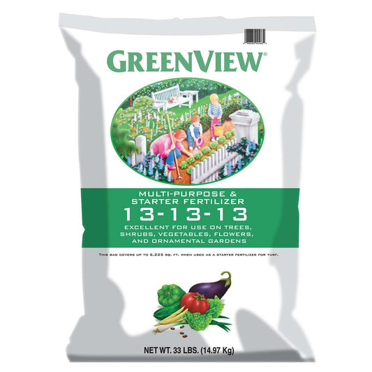  GreenView Fruits/Vegetables 13-13-13 Fertilizer 33 Lb