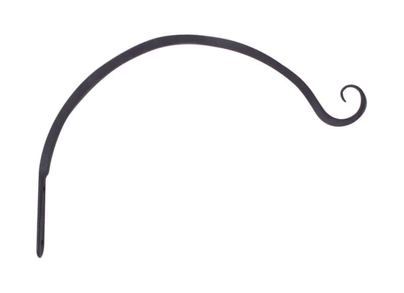 Panacea Black Wrought Iron 7 In. H Curved Plant Hook 1 Pk