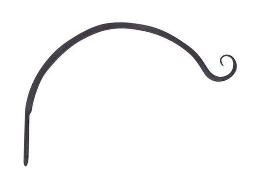  Panacea Black Wrought Iron 7 In. H Curved Plant Hook 1 Pk