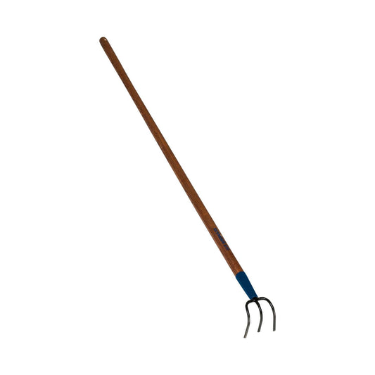  Seymour S400 Jobsite 3 Tine Steel Cultivator 54 In. Wood Handle