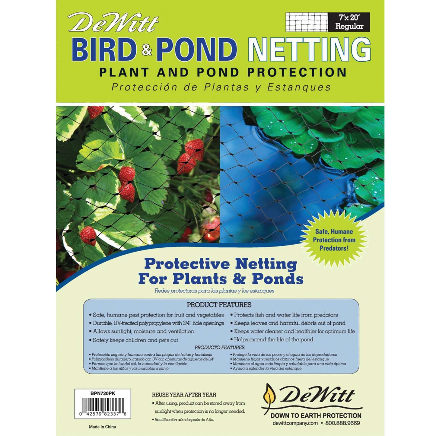  DeWitt 20 Ft. L X 7 Ft. W 14 Pk Bird Netting