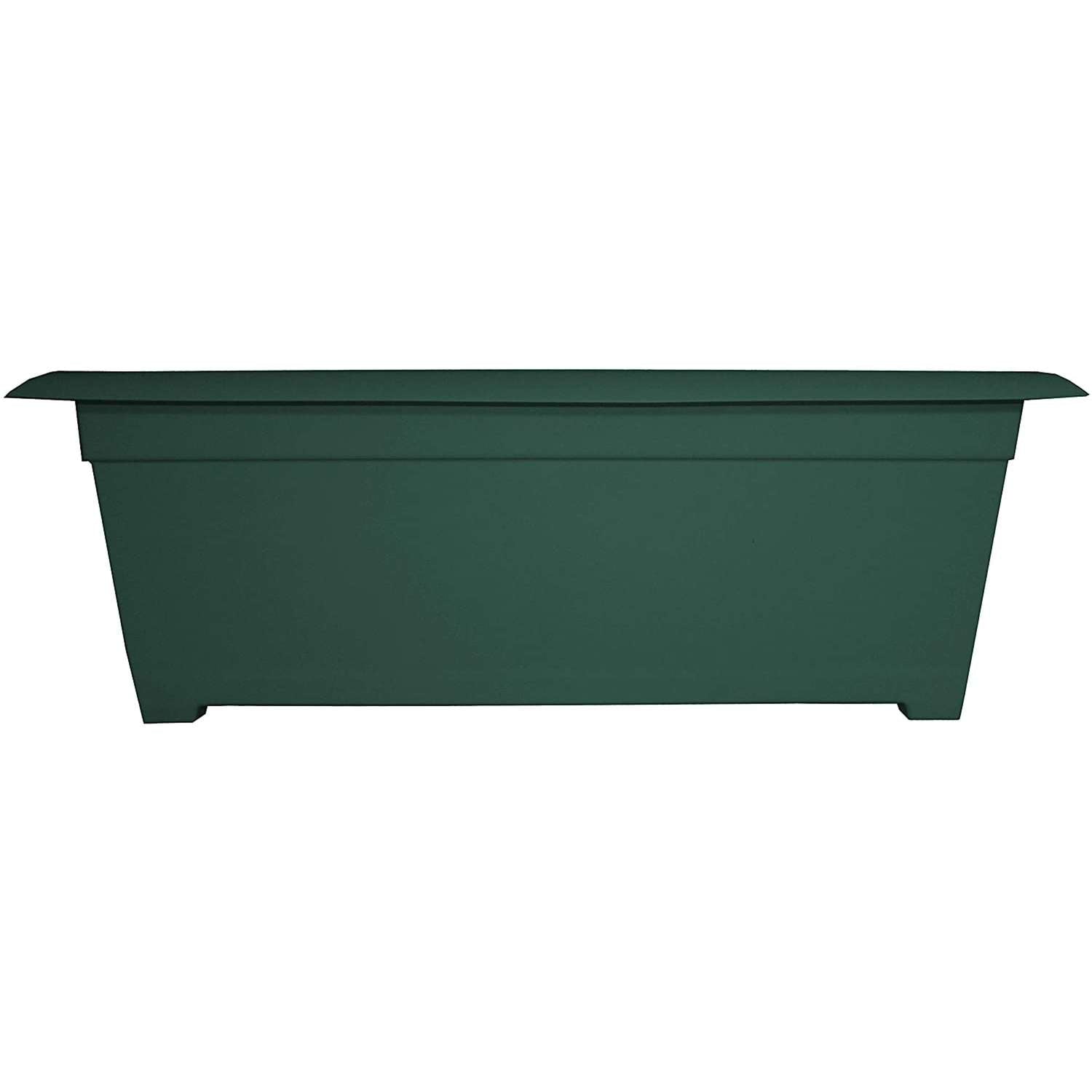  Bloem Dayton Ocean 9.5 In. H X 27 In. W X 11.75 In. D Resin Deck Planter Turtle Green