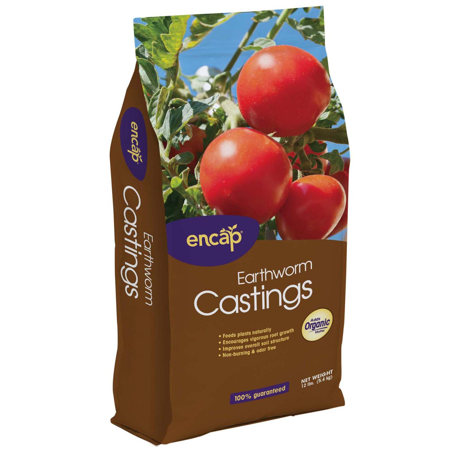 Encap Organic Earthworm Castings 12 Lb