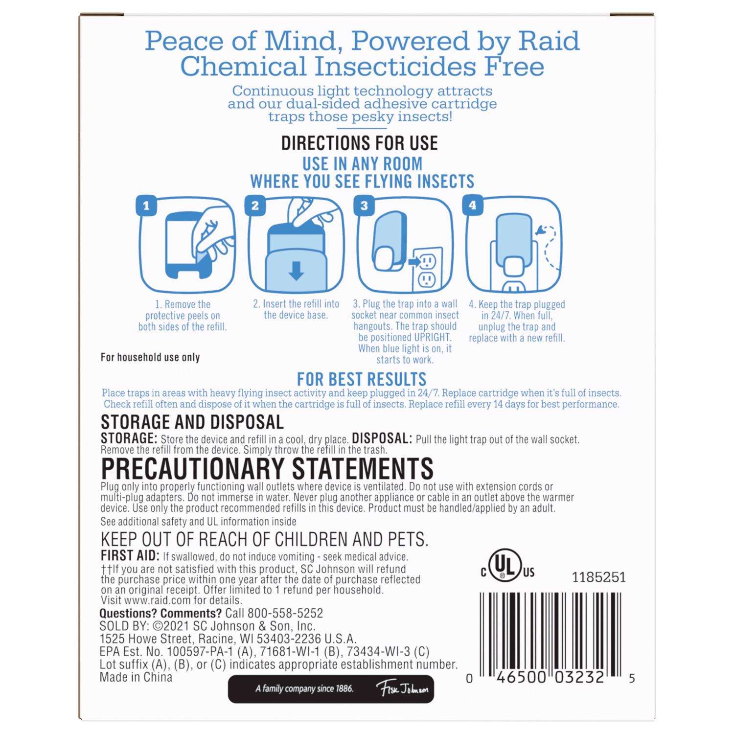  Raid Essentials Insect Trap And Lure Kit