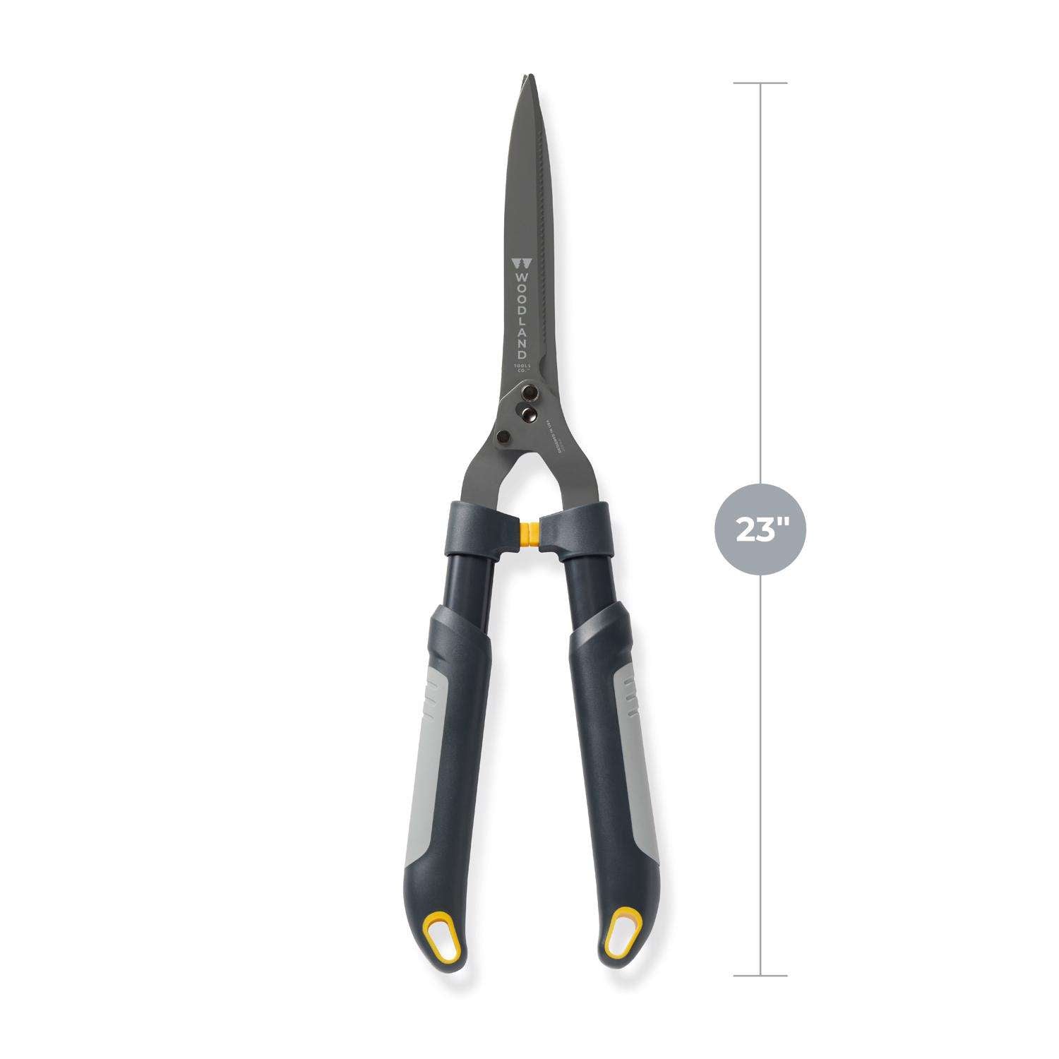  WOODLAND TOOLS LeverAction 12 In. High Carbon Steel Serrated Hedge Shears