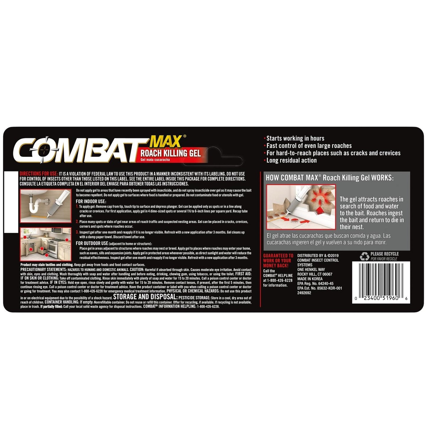  Combat Max Roach Bait 2.1 Oz
