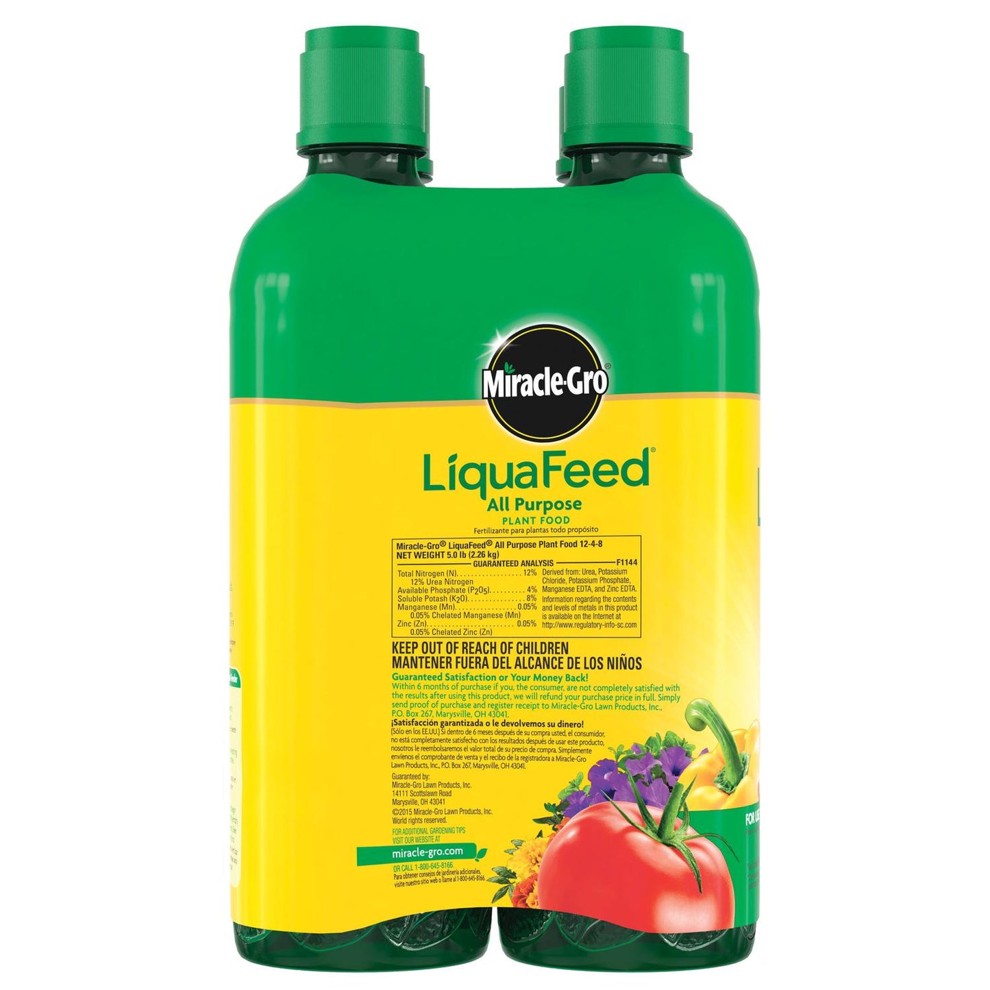  Miracle-Gro LiquaFeed Liquid Plant Food 16 Oz