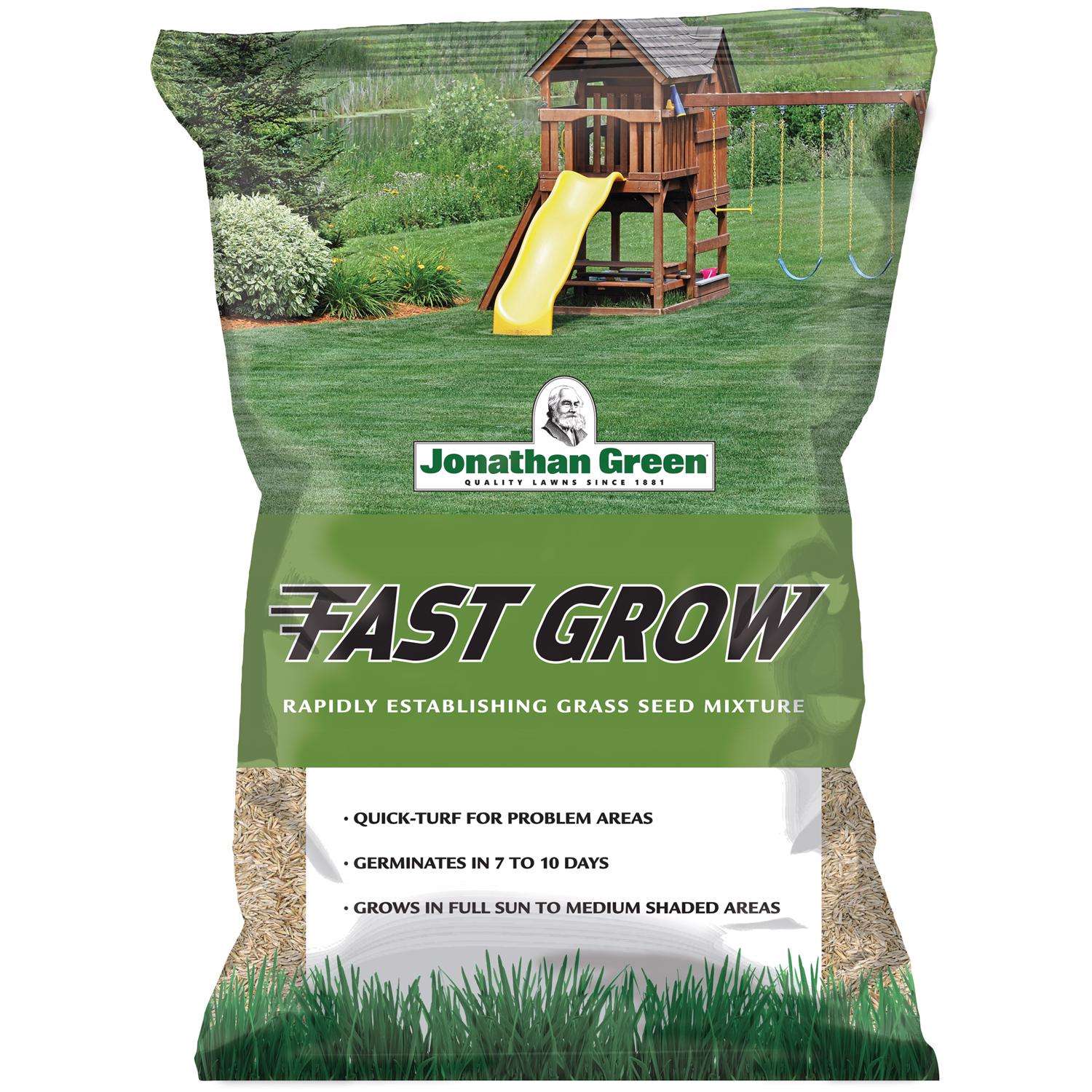  Jonathan Green Fast Grow Mixed Sun Or Shade Grass Seed 25 Lb