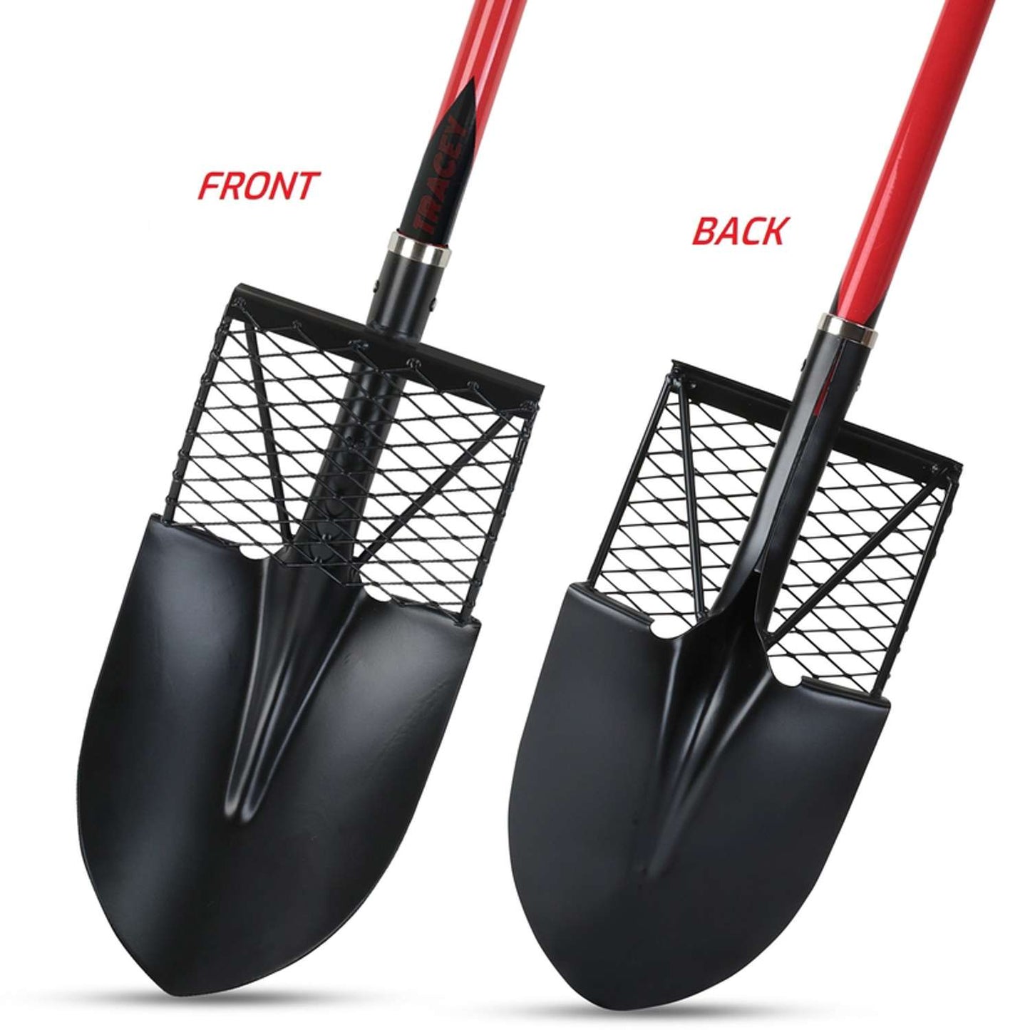  Tracey Tools Smart Shovel 60 In. Steel Dual-Purpose Shovel Fiberglass Handle