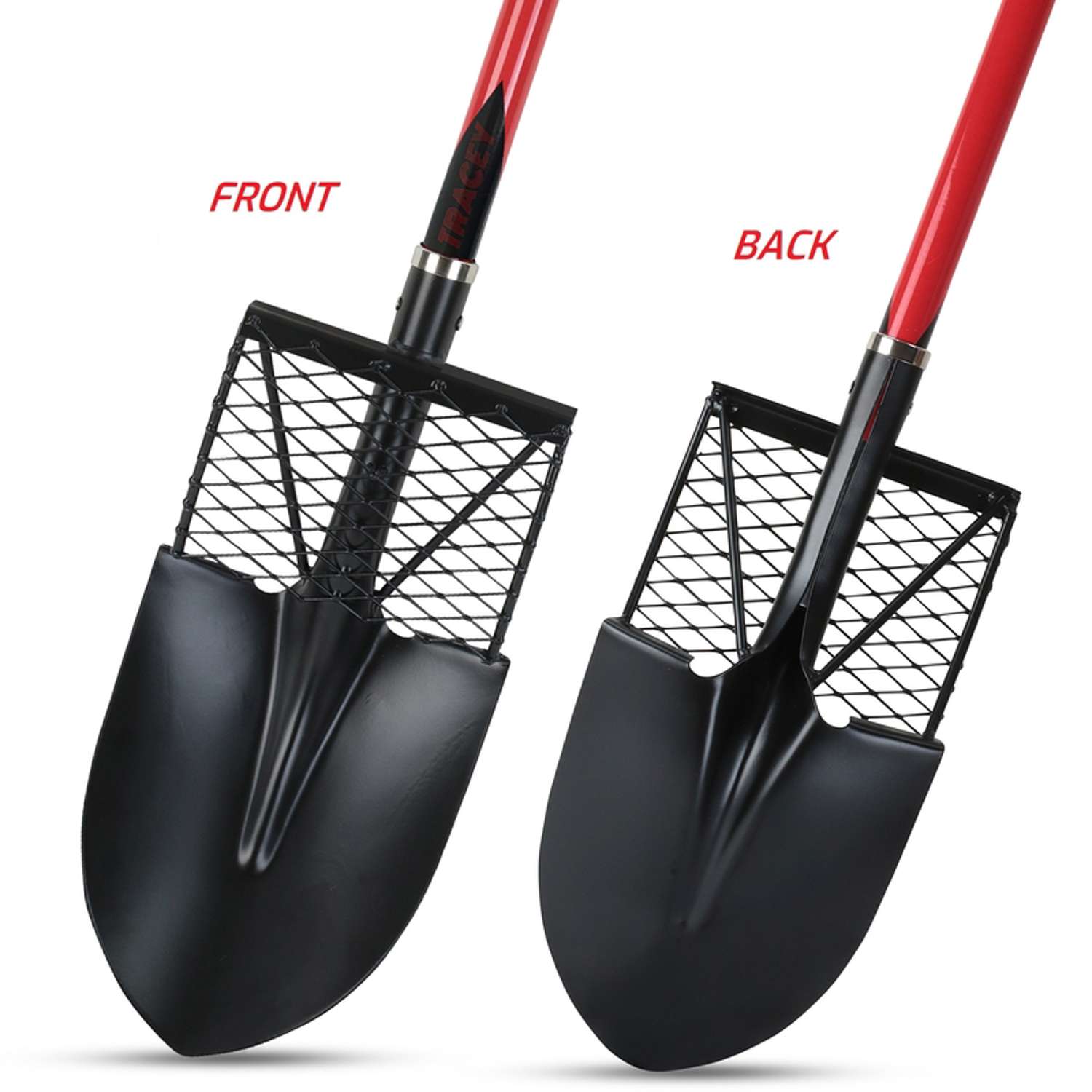  Tracey Tools Smart Shovel 60 In. Steel Dual-Purpose Shovel Fiberglass Handle