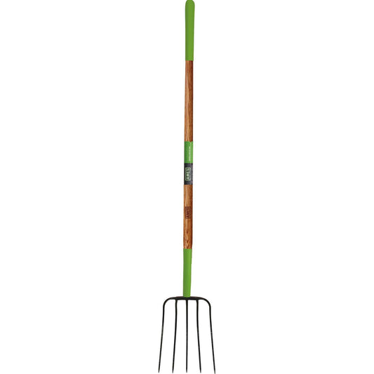  Ames 5 Tine Forged Steel Manure Fork 48 In. Wood Handle