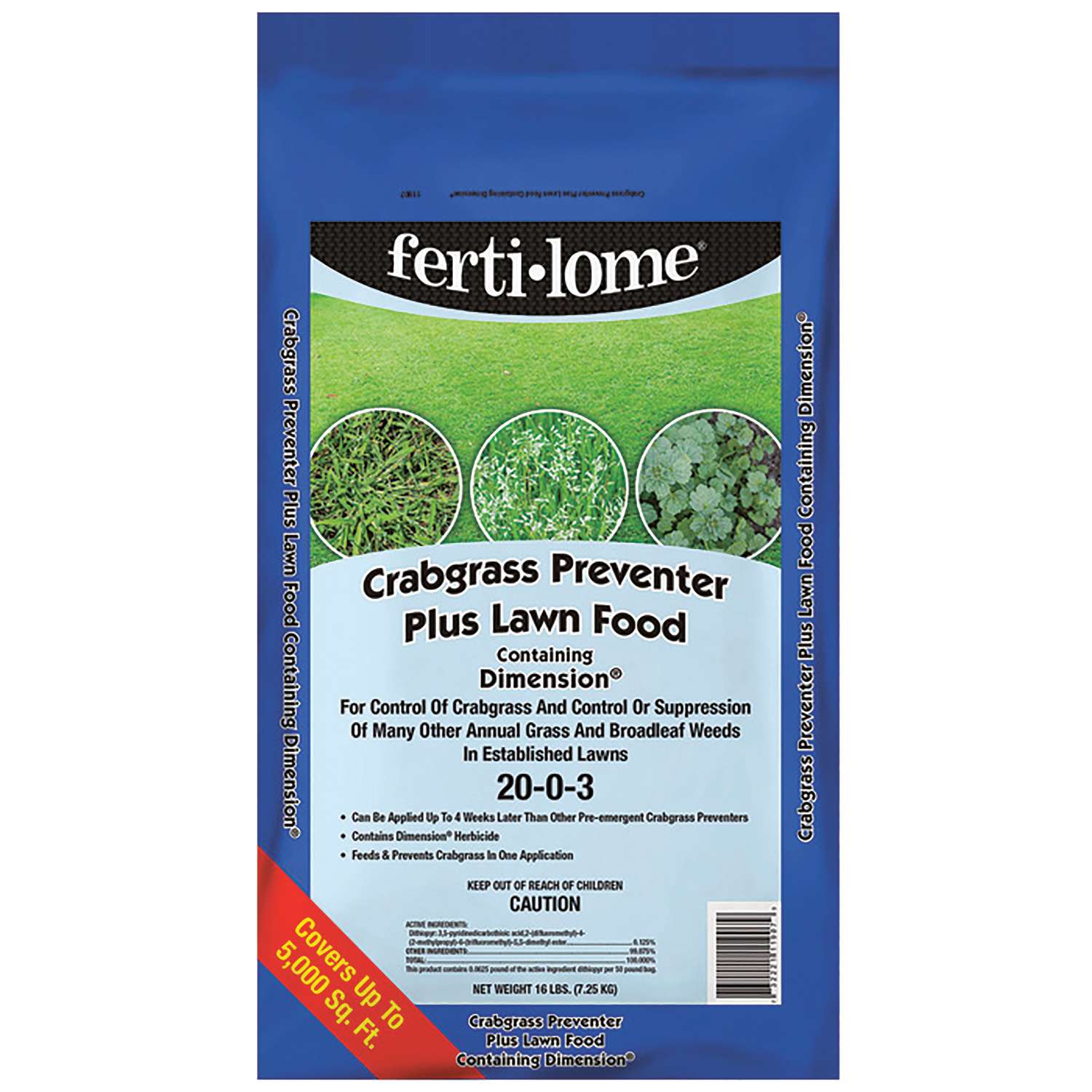  Ferti-lome Crabgrass Preventer Lawn Fertilizer For All Grasses 5000 Sq Ft