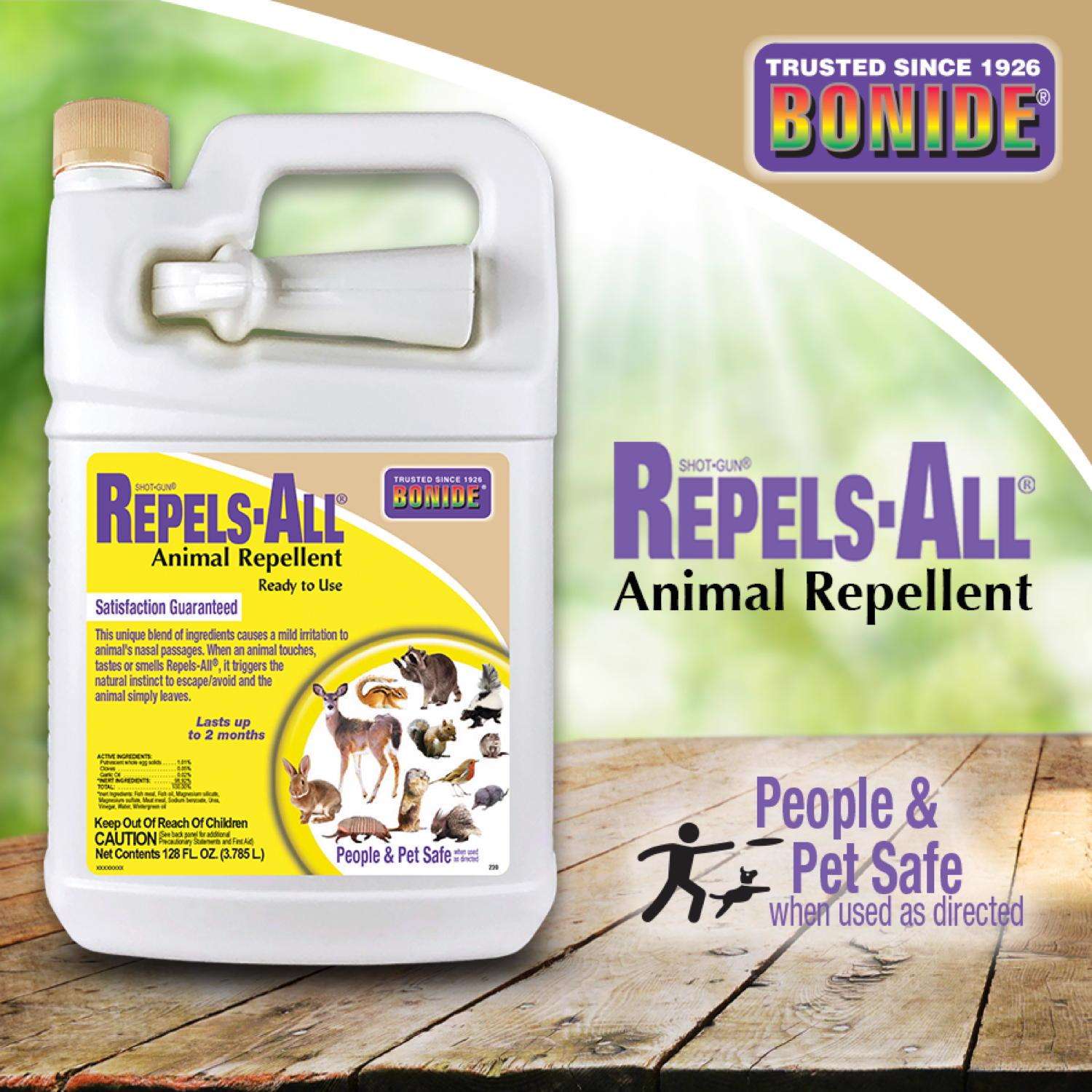  Bonide Repels-All Animal Repellent Liquid For Most Animal Types 128 Oz
