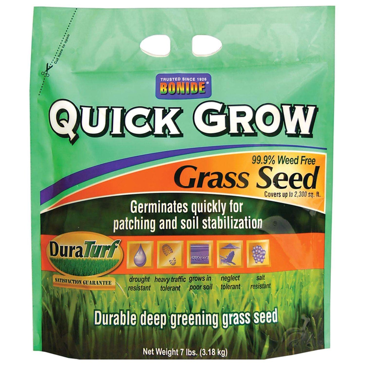  Bonide DuraTurf Mixed Full Sun/Light Shade Grass Seed 7 Lb