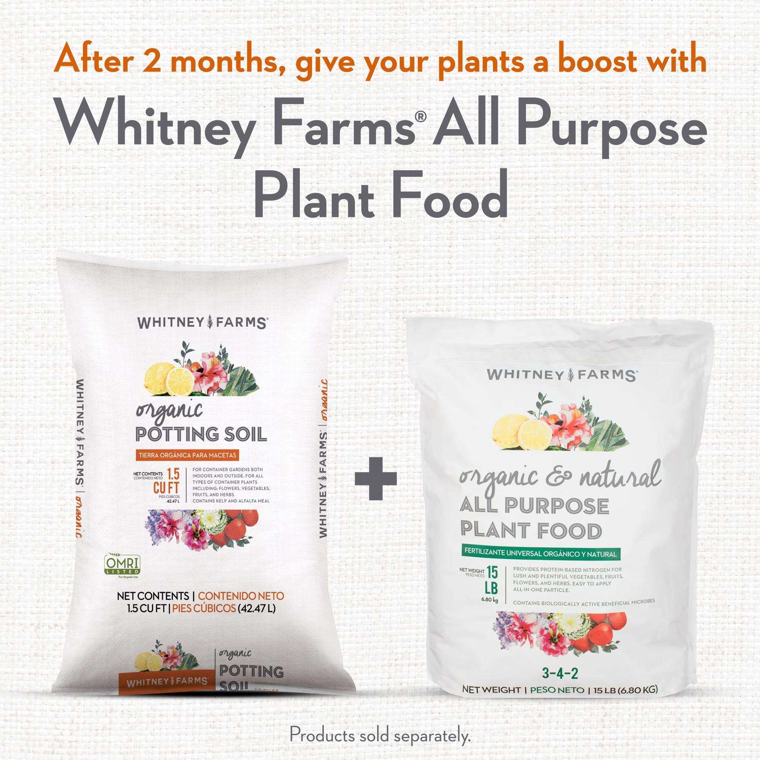  Whitney Farms Organic All Purpose Potting Soil 1.5 Cu Ft