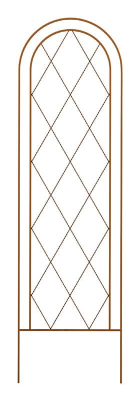  Panacea 84 In. H Brown Steel Trellis