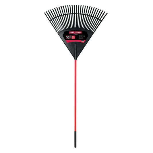  Truper Tru-Tough 71.5 In. 30 Tine Poly Leaf Rake Fiberglass Handle