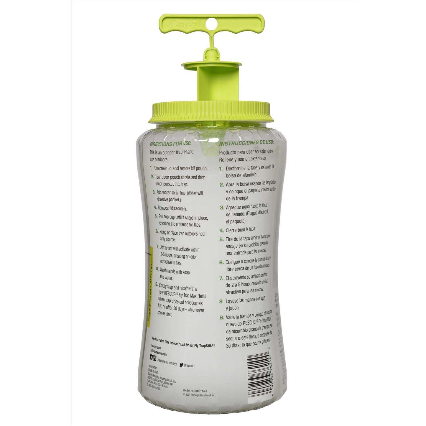  RESCUE Max Fly Trap 1 Pk