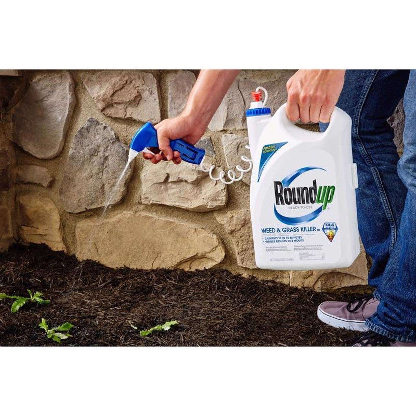  Roundup Weed And Grass Killer RTU Liquid 1 Gal