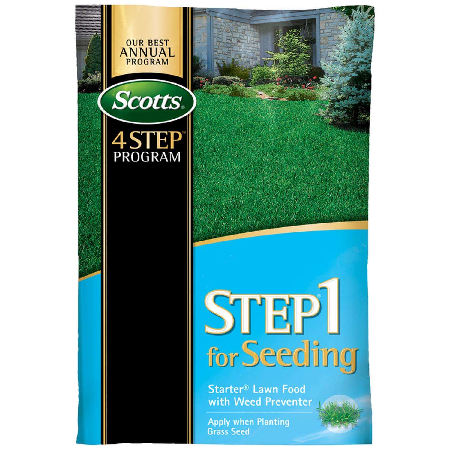  Scotts 4 Step Seeding Annual Program Lawn Food For All Grasses 15000 Sq Ft