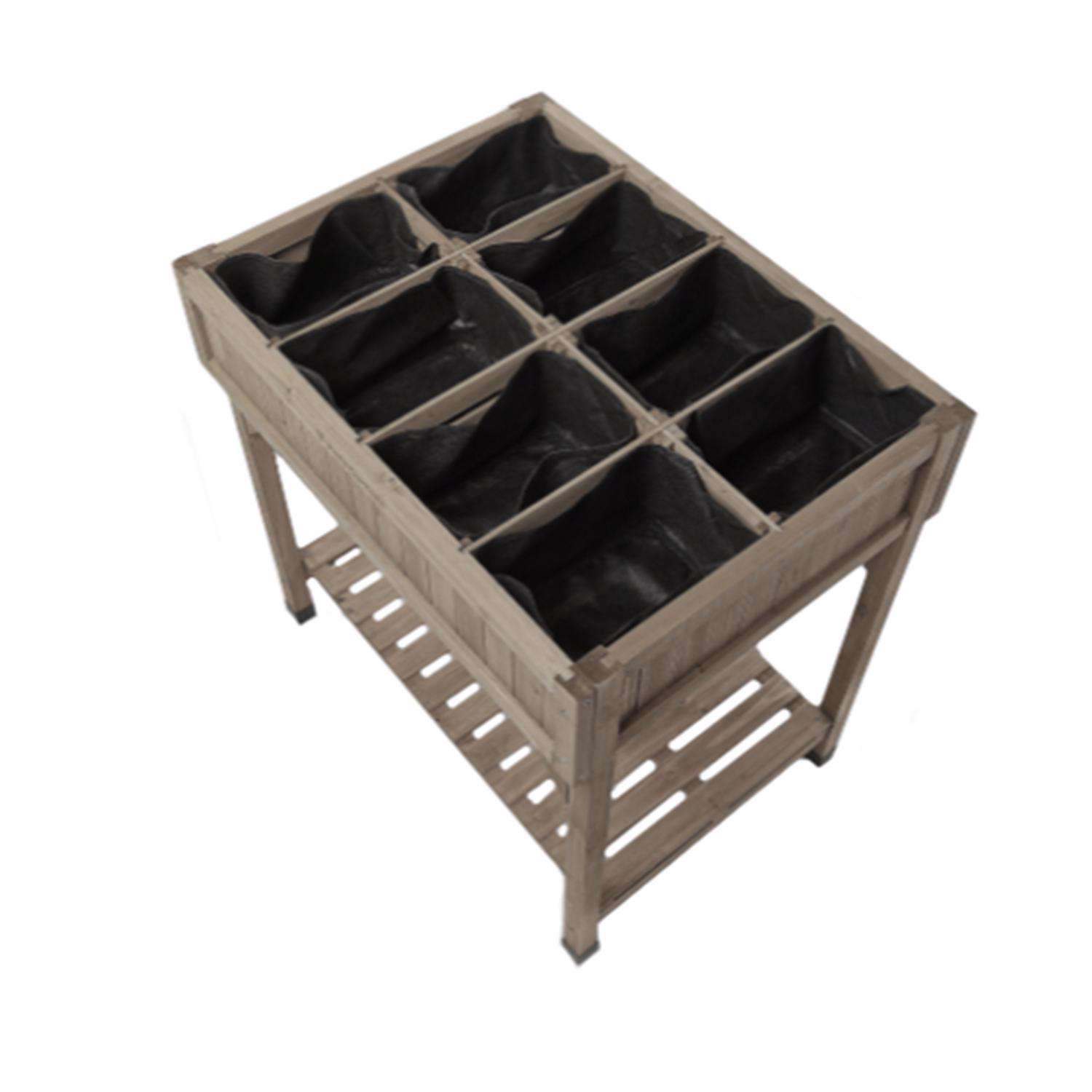  VegTrug 32 In. H X 31 In. W X 23 In. D Wood Herb Garden Planter Gray