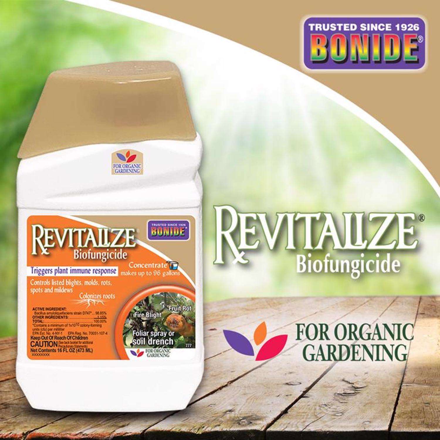  Bonide Revitalize Organic Concentrated Liquid Disease And Fungicide Control 16 Oz