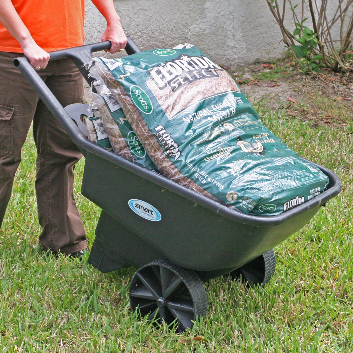 Smart Cart Poly Lawn Cart 4.5 Cu Ft