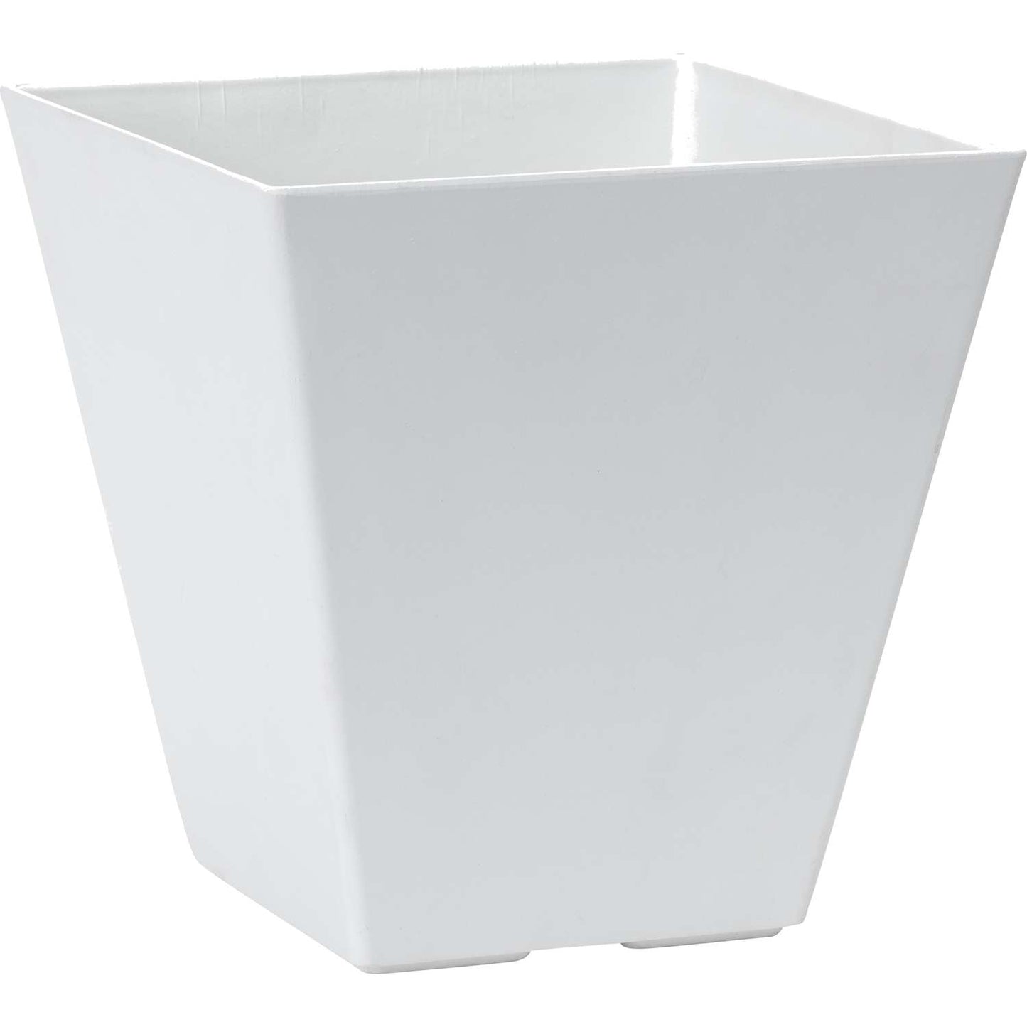  Novelty Artstone 8 In. H X 7.8 In. W X 7.8 In. D Resin Ella Planter White