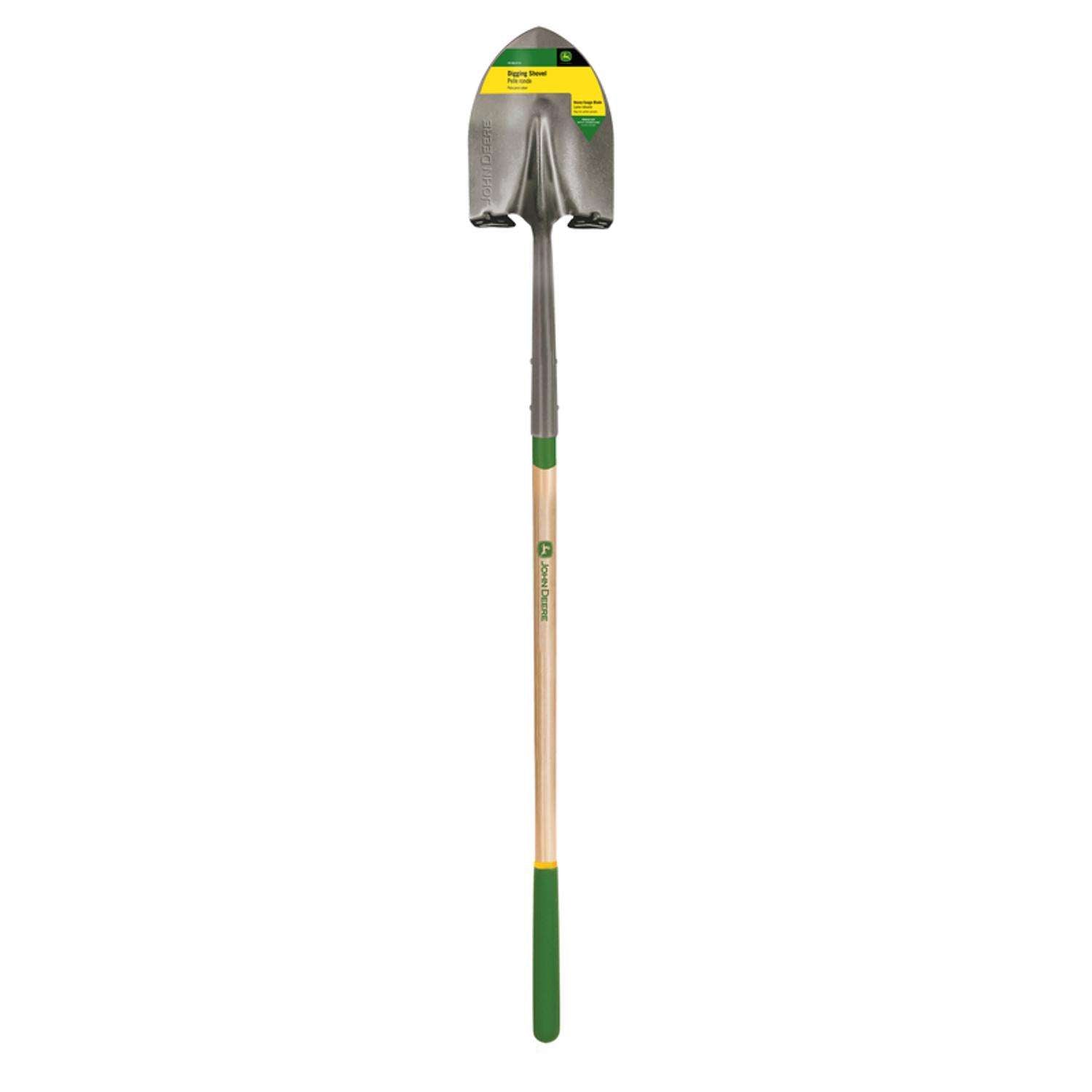  John Deere 61 In. Steel Digging Shovel Wood Handle